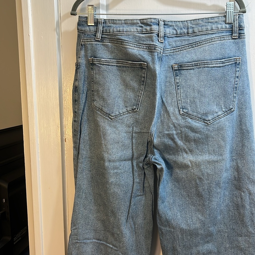 Flare Jeans with Rips - Picture 3 of 4